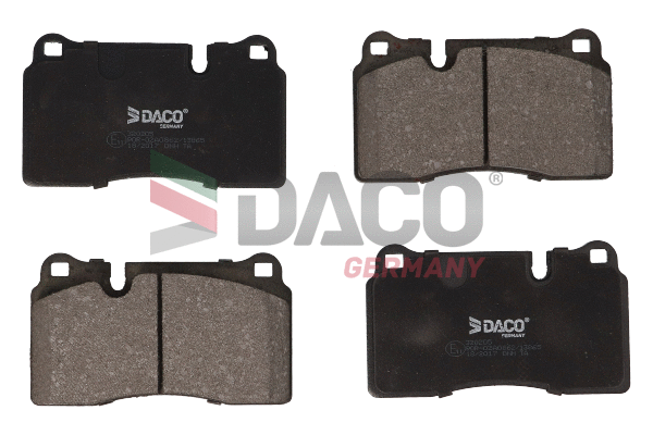 Kit de plaquettes de frein, frein à disque DACO Germany 320205