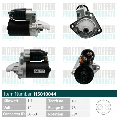 Démarreur HOFFER H5010044