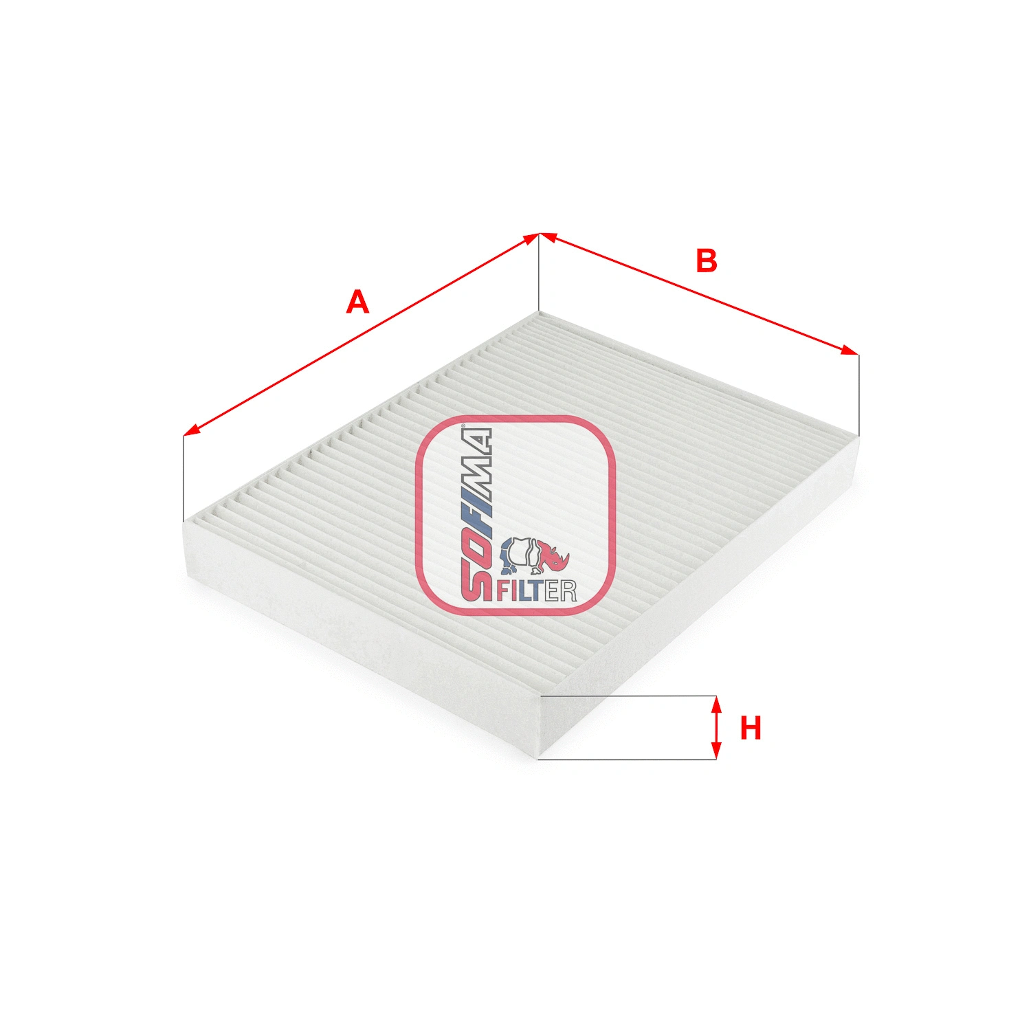 Filtre, air de l'habitacle SOFIMA S 3312 C