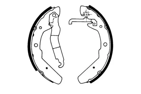 Jeu de mâchoires de frein E.T.F. 09-0370