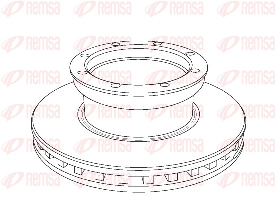 Disque de frein REMSA NCA1054.20