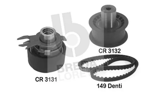 Kit de courroie crantée BREDA LORETT KCD0049