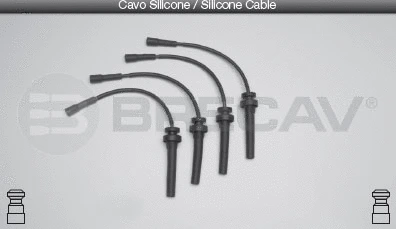 Kit de câbles d'allumage BRECAV 42.507