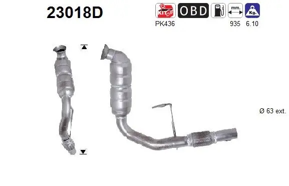Catalyseur AS 23018D