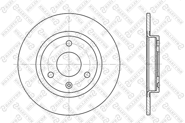 Disque de frein STELLOX 6020-9917-SX
