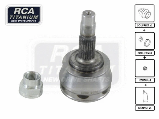 Jeu de joints, arbre de transmission RCA FRANCE FI82