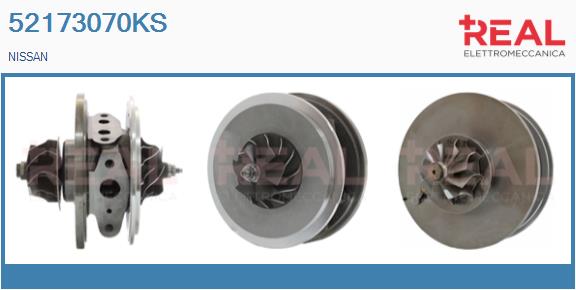 Groupe carter, turbocompresseur REAL 52173070KS