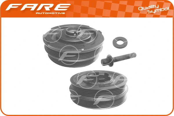 Kit de poulies, vilebrequin FARE SA 4225C