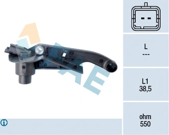 Capteur d'angle, vilebrequin FAE 79101