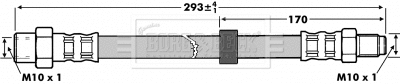 Flexible de frein BORG & BECK BBH7294