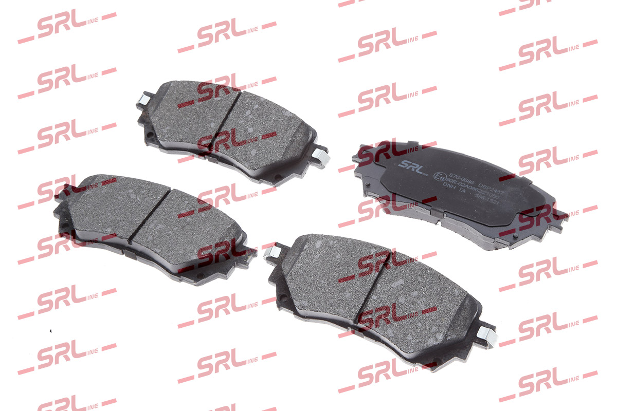Kit de plaquettes de frein, frein à disque SRLine S70-0686