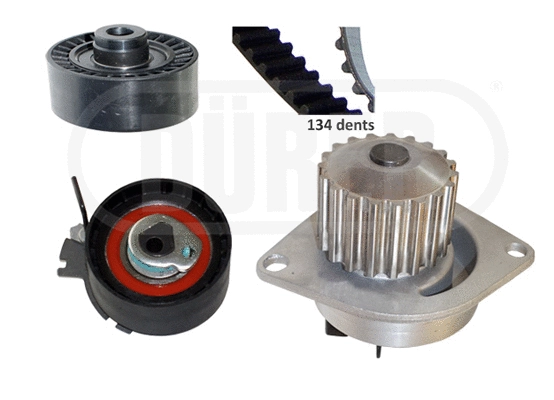 Pompe à eau + kit de courroie crantée DÜRER PA121157