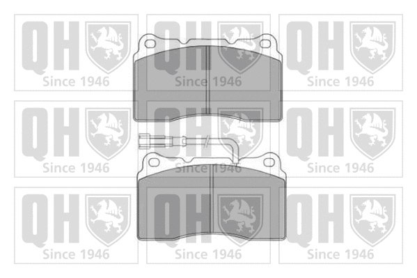 Kit de plaquettes de frein, frein à disque QUINTON HAZELL BP1501