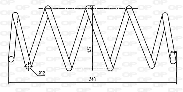 Ressort de suspension OPEN PARTS CSR9058.00