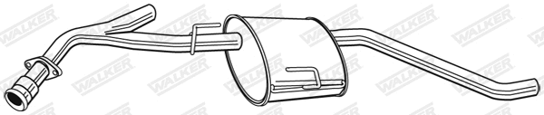 Silencieux central WALKER 22689