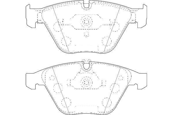 Kit de plaquettes de frein, frein à disque Omnicraft 2134946