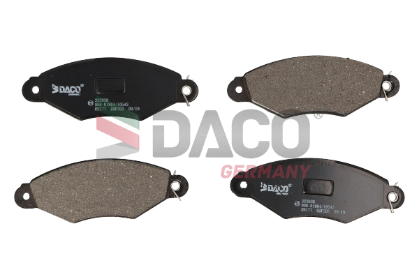 Kit de plaquettes de frein, frein à disque DACO Germany 323938