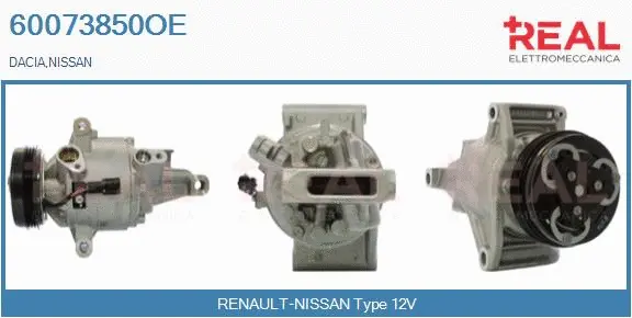 Compresseur, climatisation REAL 60073850OE
