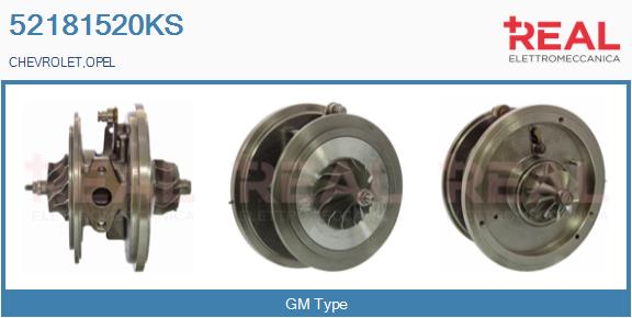 Groupe carter, turbocompresseur REAL 52181520KS