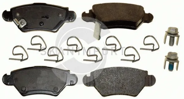 Kit de plaquettes de frein, frein à disque SKANIMPORT BHO 8598SK