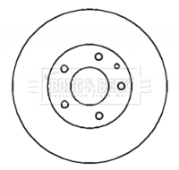 Disque de frein BORG & BECK BBD5741S
