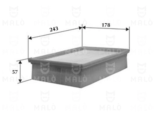 Filtre à air AKRON-MALÒ 1500456