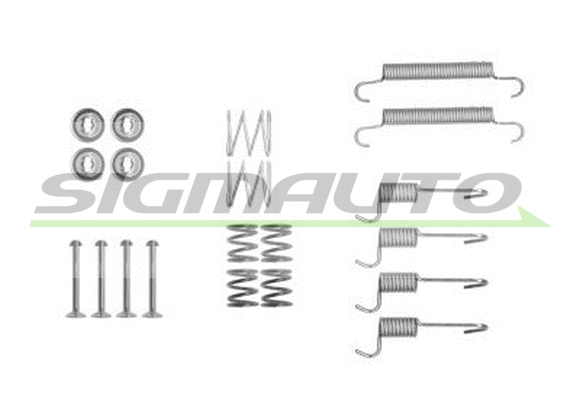 Kit d'accessoires, mâchoire de frein SIGMAUTO SK0008
