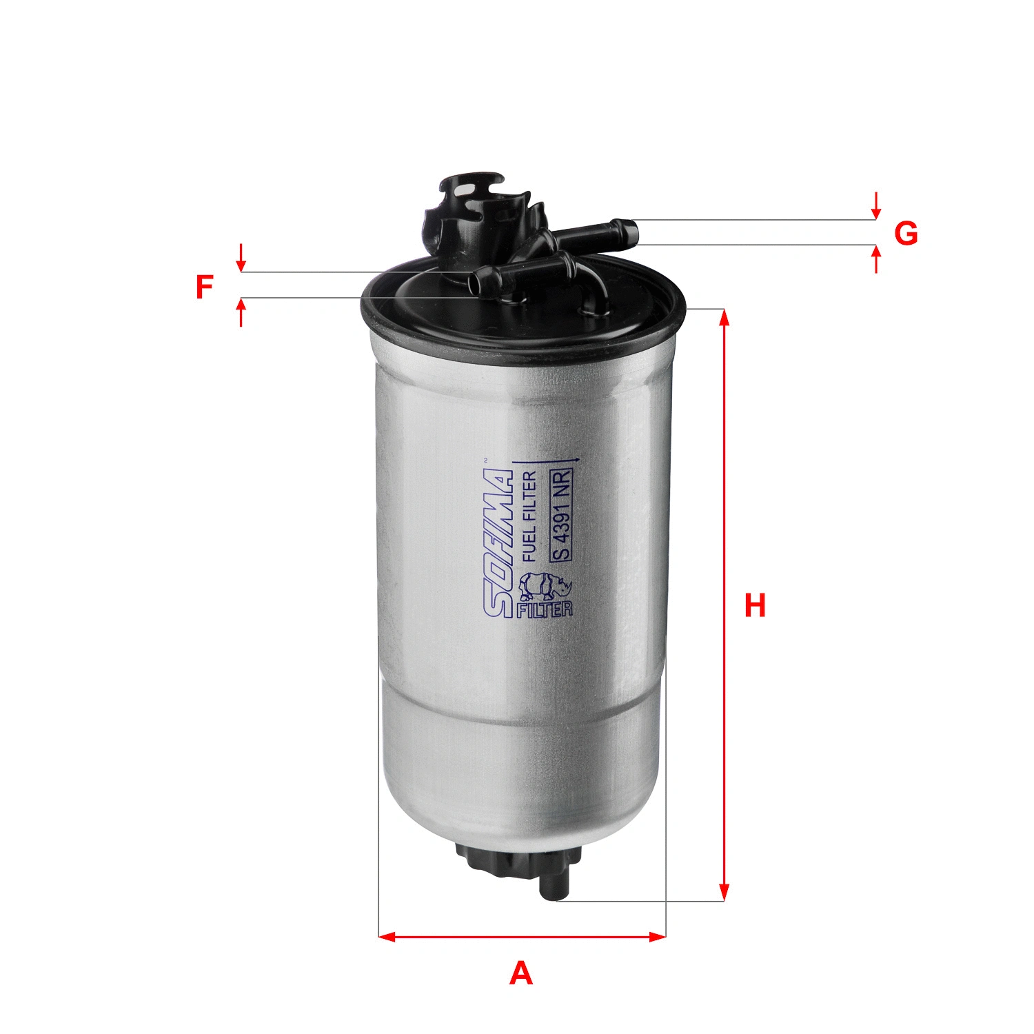 Filtre à carburant SOFIMA S 4331 NR