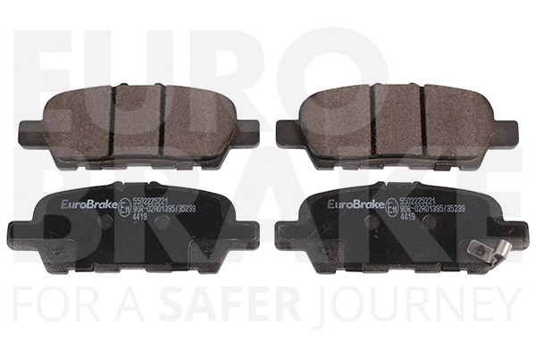 Kit de plaquettes de frein, frein à disque EUROBRAKE 5502225221
