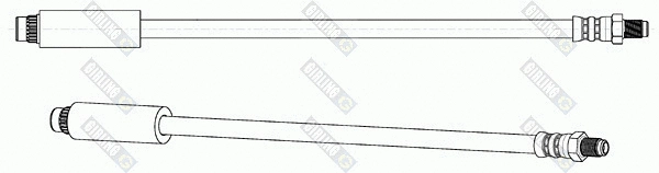 Flexible de frein GIRLING 9002405