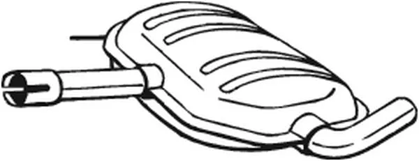 Silencieux central BOSAL 233-487