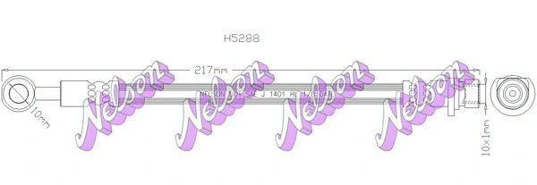 Flexible de frein KAWE H5288