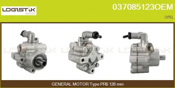 Pompe hydraulique, direction LGK 037085123OEM