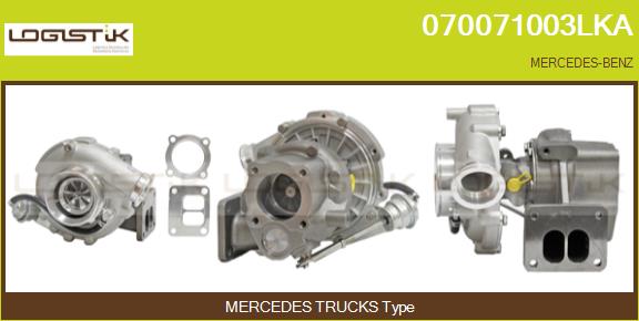 Turbocompresseur, suralimentation LGK 070071003LKA