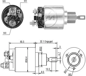 Contacteur, démarreur ZM ZM 778
