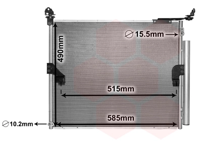 Condenseur, climatisation VAN WEZEL 53005655