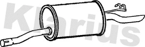 Silencieux arrière KLARIUS 220358