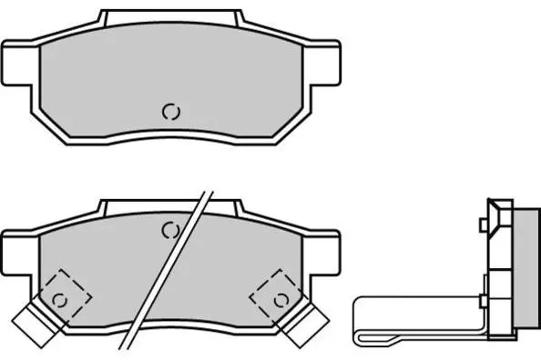 Kit de plaquettes de frein, frein à disque E.T.F. 12-0530