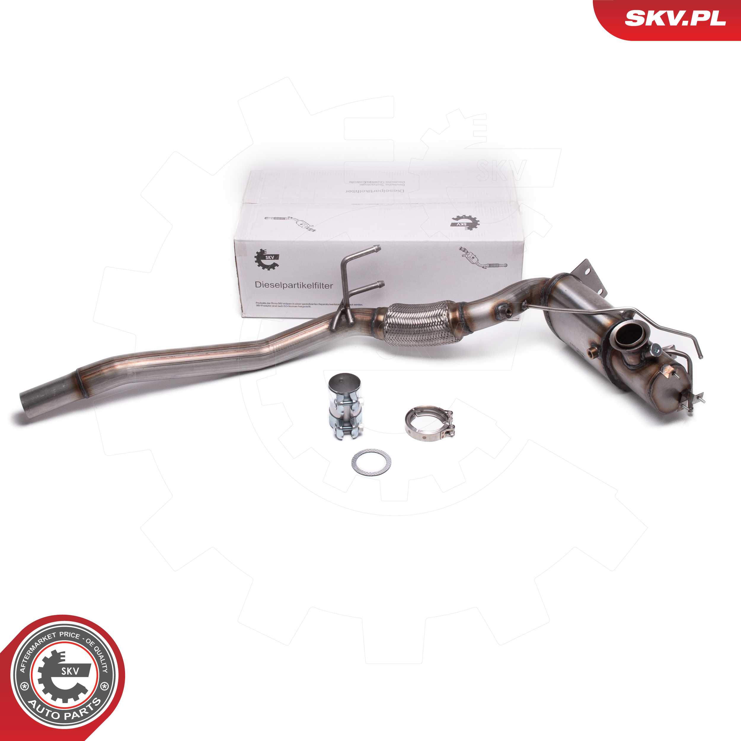 Filtre à particules / à suie, échappement ESEN SKV 62SKV514