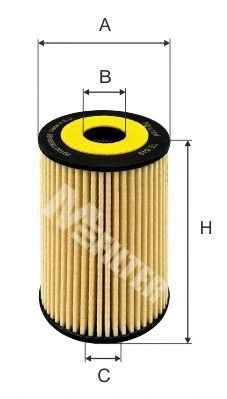 Filtre à huile MFILTER TE 649