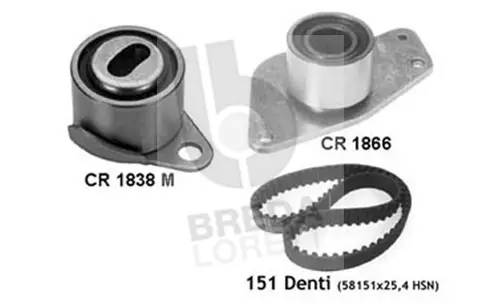 Kit de courroie crantée BREDA LORETT KCD0065