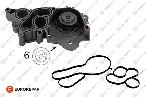 Pompe à eau, refroidissement du moteur EUROREPAR 1682098780