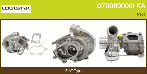 Turbocompresseur, suralimentation LGK 070069000LKA