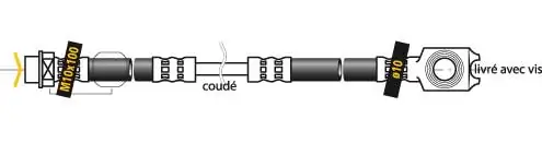 Flexible de frein MGA F5438