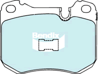 Kit de plaquettes de frein, frein à disque BENDIX-SEA DB165 MKT