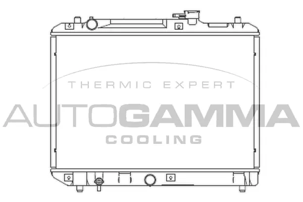 Radiateur, refroidissement du moteur AUTOGAMMA 102320