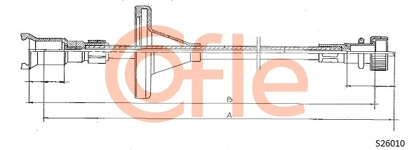 Câble flexible de commande de compteur COFLE 92.S26010