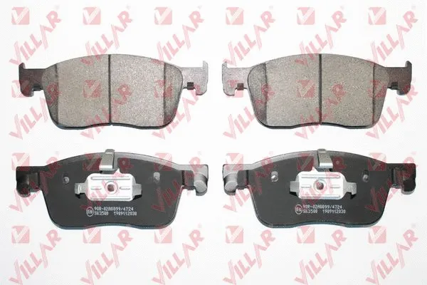 Kit de plaquettes de frein, frein à disque VILLAR 626.2030
