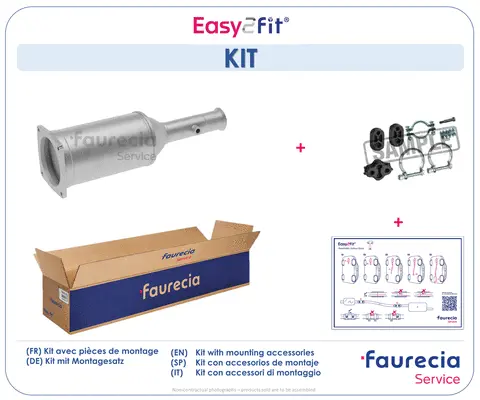 Filtre à particules / à suie, échappement Faurecia FS45651F