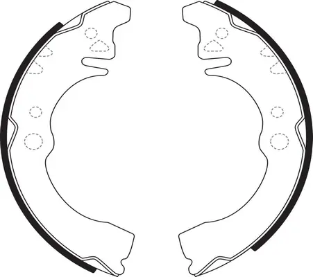 Jeu de mâchoires de frein SB BS26034